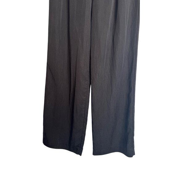 Zara XS Black Wide-Leg Pants Lyocell & Polyester Blend - Picture 16 of 16